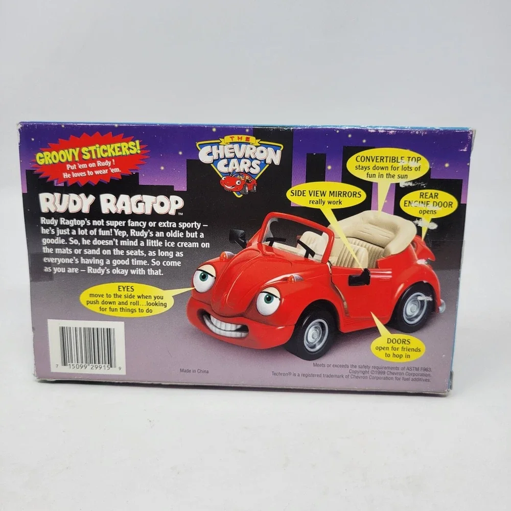 1999 THE CHEVRON CARS Collectible Rudy Ragtop Unopened New in Box,‎ Vintage